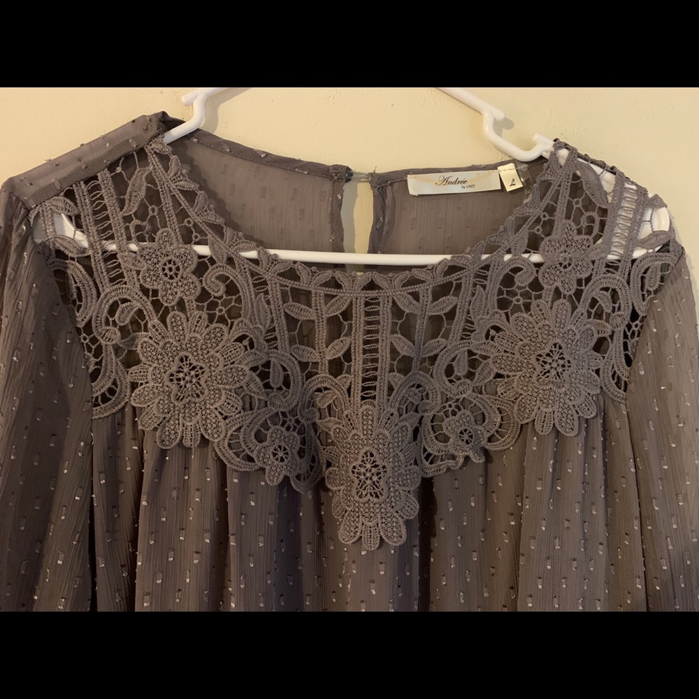 Adorable brand new gray dress